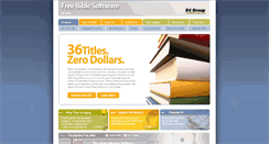 Desktop Screenshot of freebiblesoftware.com